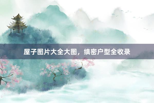 屋子图片大全大图，缜密户型全收录