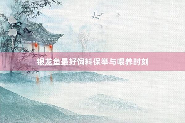 银龙鱼最好饲料保举与喂养时刻